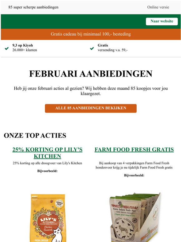 Al onze maandaanbiedingen op een rijtje