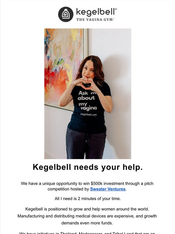 Kegelbell really needs your help or I wouldn't ask
