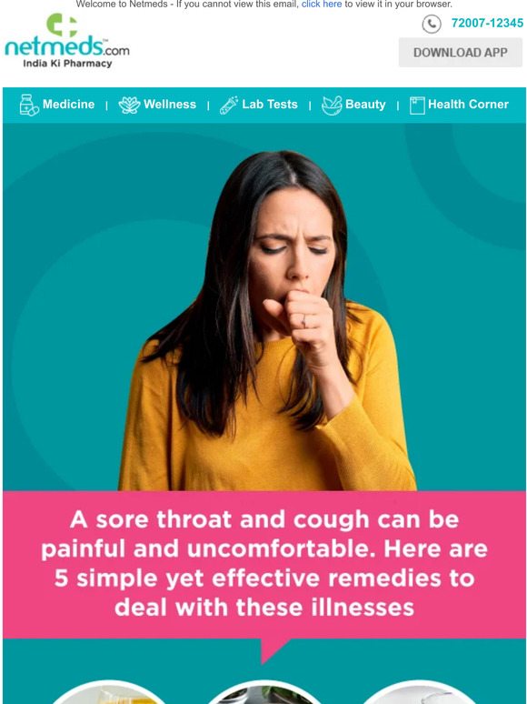 netmeds Suffering From A Sore Throat? Remedies INSIDE Milled