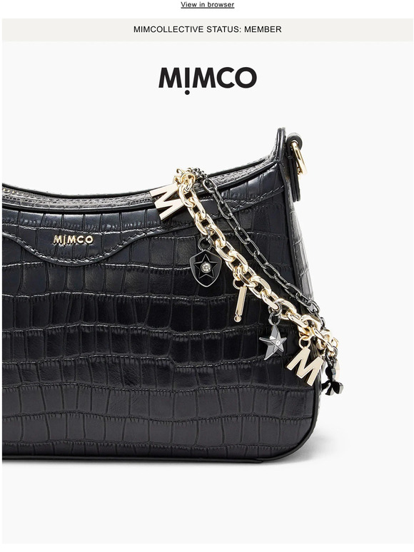 Complete your outfit with @_mimco's mod circle crossbody bag