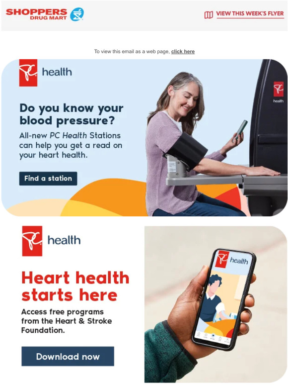 Shoppers Drug Mart Do you know your blood pressure? Milled