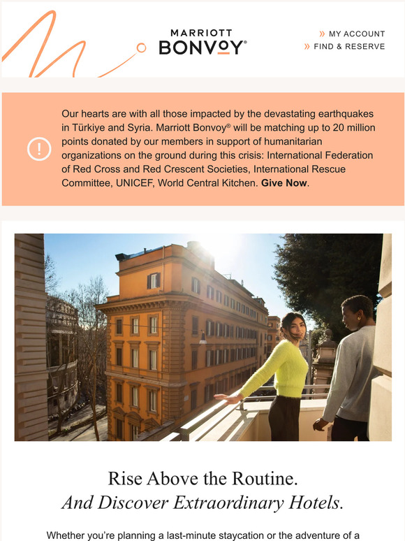 Your Marriott Bonvoy Account Update: Special Offers, Benefits, and More