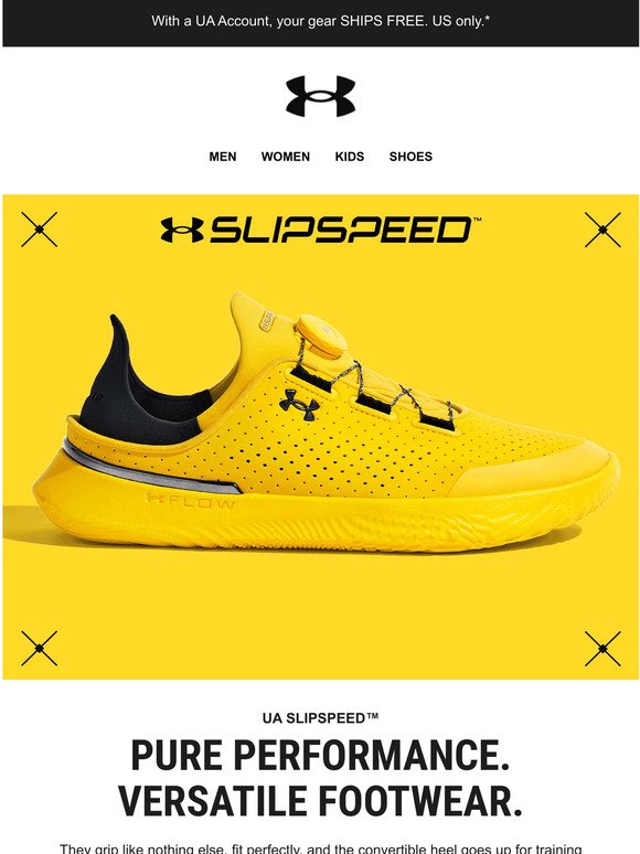 under armour at: New UA SlipSpeeds Are Here! | Milled