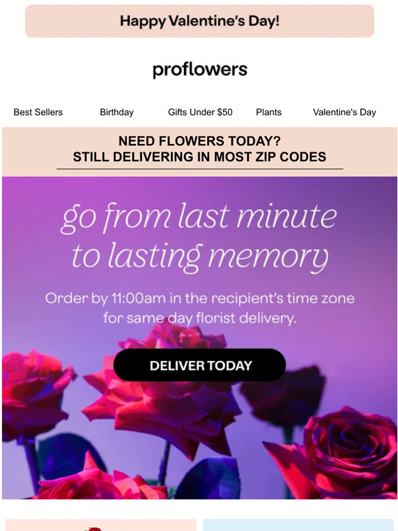 ProFlowers It's Officially the Last Minute 💝 Milled