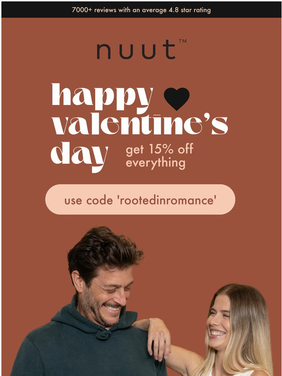 💝 Here's 15% off for Valentine's Day! 💝