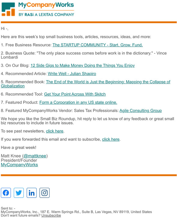 The Small Biz Roundup #150: Find a CoFounder, Start a Side Hustle, and Get Your Point Across Fast