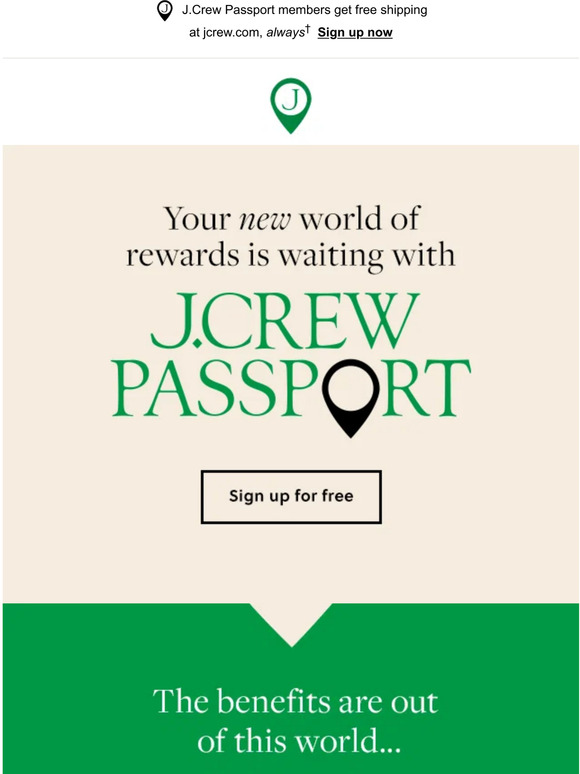 J.Crew New arrivals = new ways to earn Milled