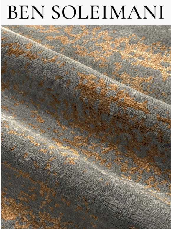 Peruse Our Exquisite Gilded Rugs