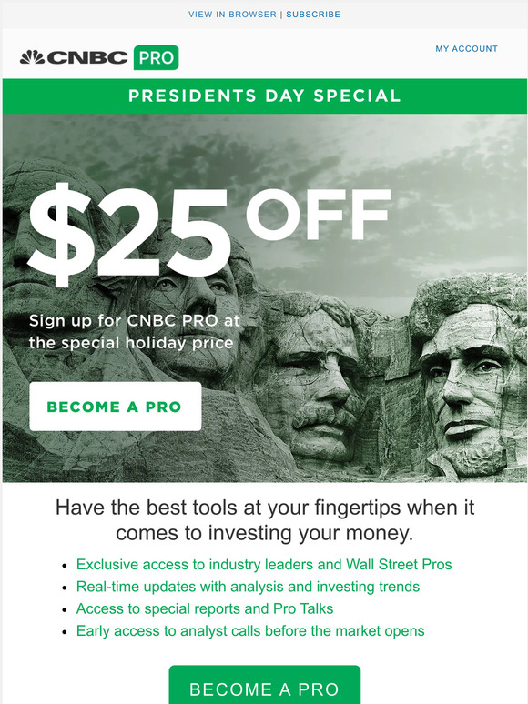 Celebrate Presidents’ Day with This Exclusive Offer!