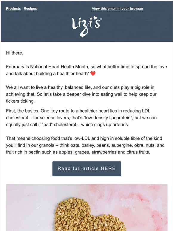 Lizi’s guide to nutrition for a healthy heart ❤️