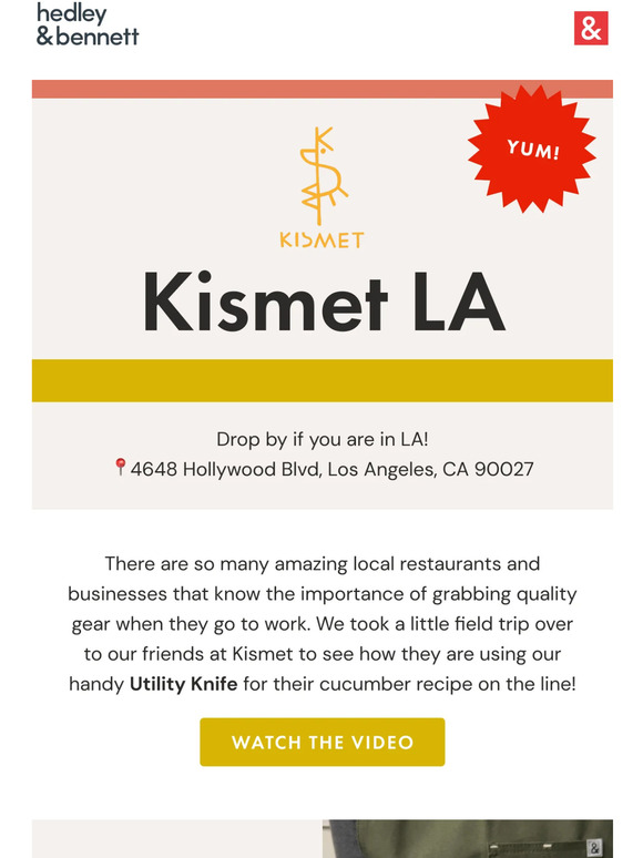 Hedley & Bennett: Say Hello To Kismet LA 👋 | Milled