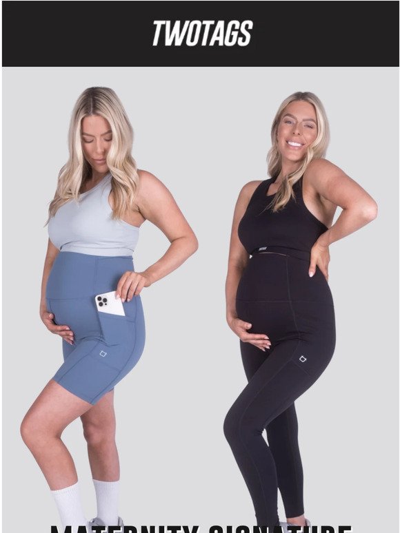 Maternity Signature Leggings & Shorts now LIVE!🤰