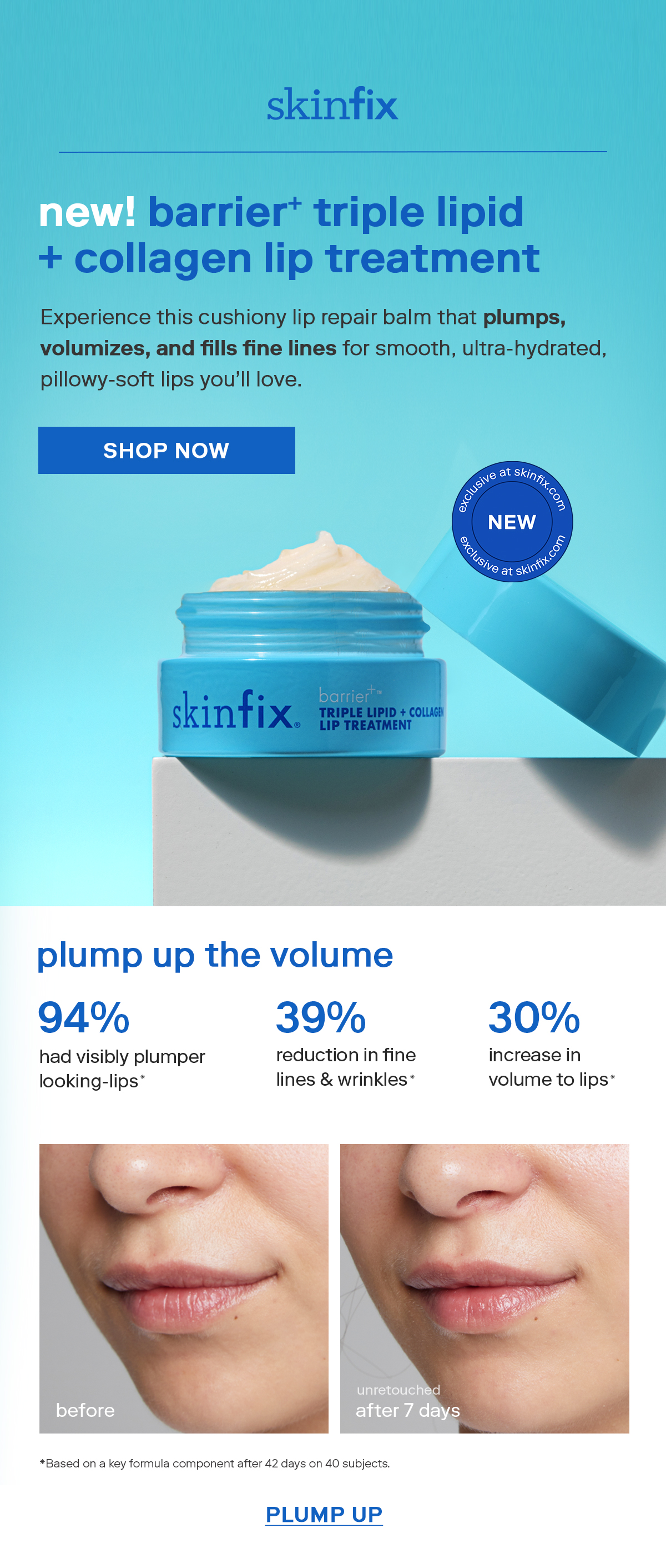 Skinfix Inc.: Introducing Triple Lipid + Collagen Lip Treatment 😘 | Milled