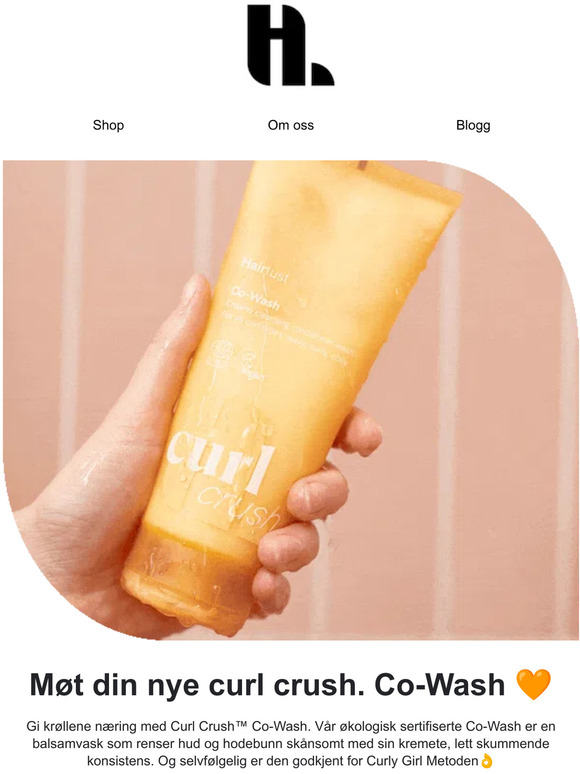 Møt din nye curl crush - Co-Wash 🧡