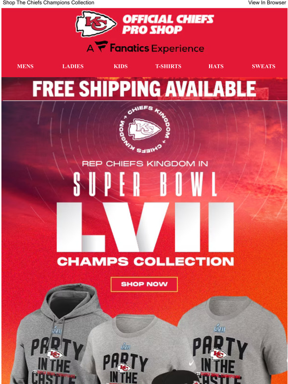 Kansas City Chiefs: This is Chiefs Kingdom! Get The Official Champs Gear | Milled