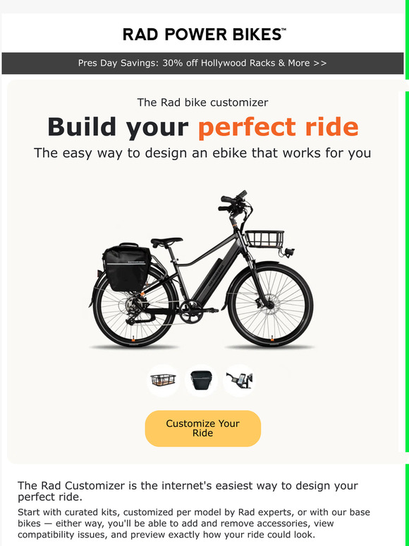 Rad Power Bikes The easiest way to build your perfect ride Milled