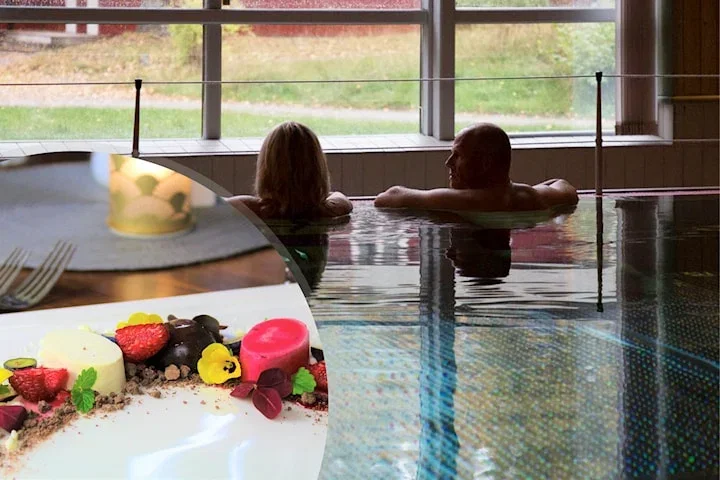 1 natt för 2 inkl. spa, trerättersmiddag och frukost på Sätra Brunn