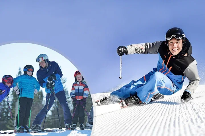 Skidsemester med boende på hotell eller stuga hos Hassela Ski Resort