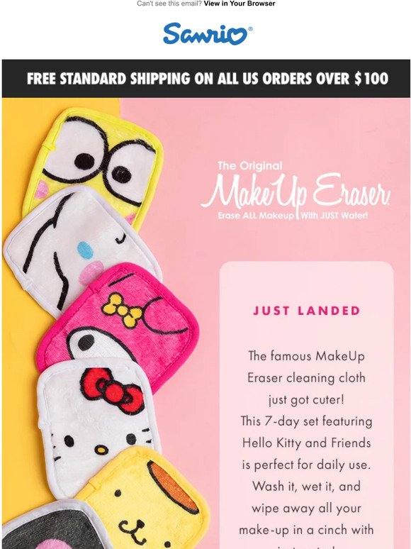 NEW: Hello Kitty x Makeup Eraser 💖