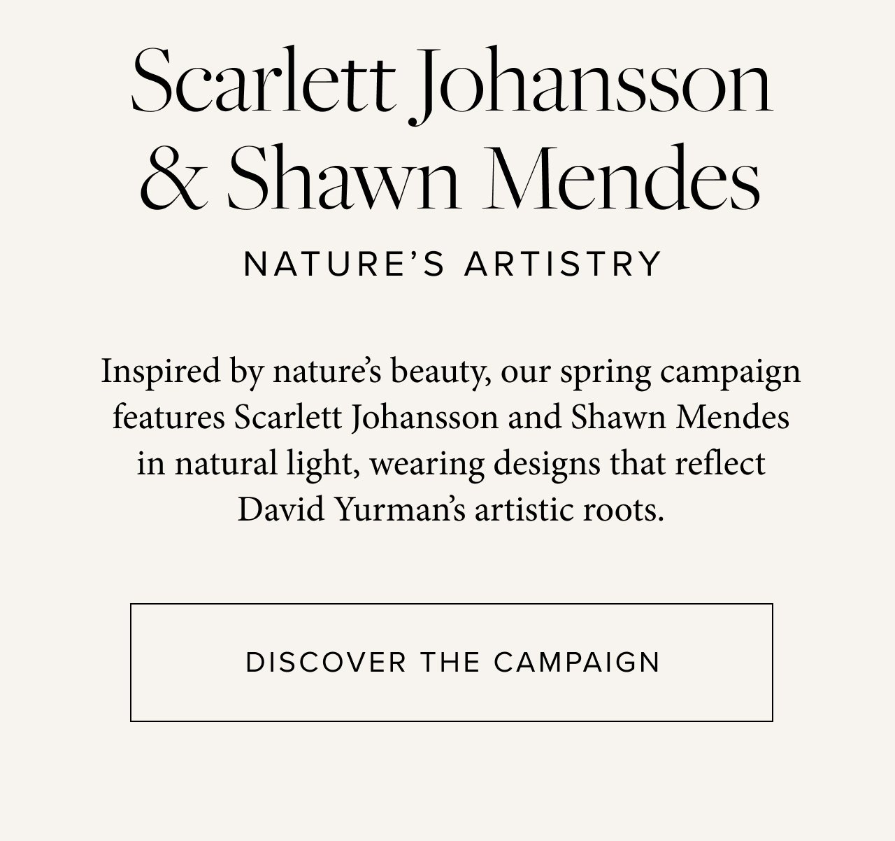 Shawn Mendes Stars in David Yurman's New Jewelry Campaign