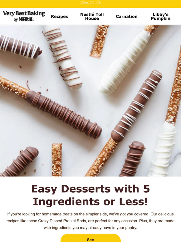Desserts with 5 ingredients (or less!)