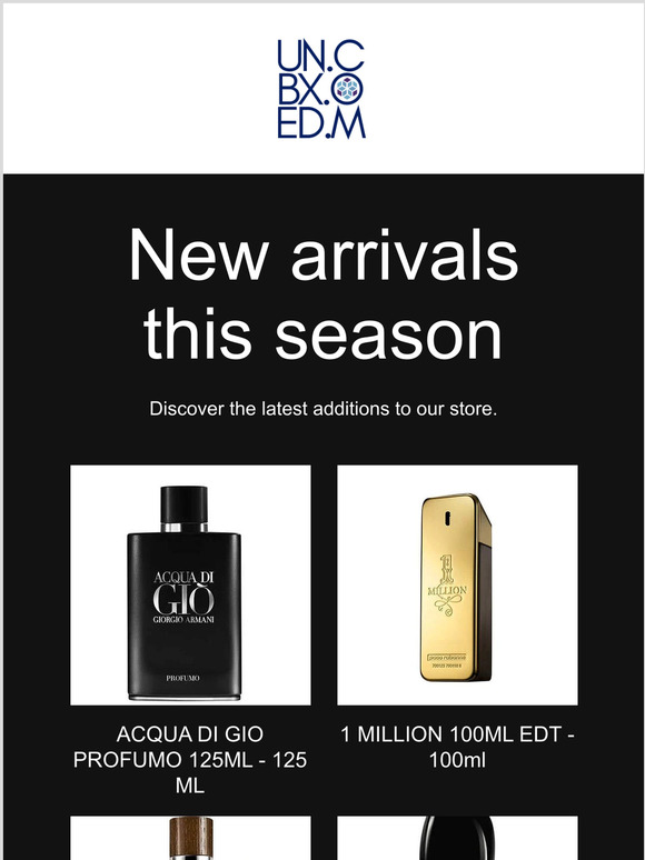 New Arrivals this season , Designer and Niche Perfumes