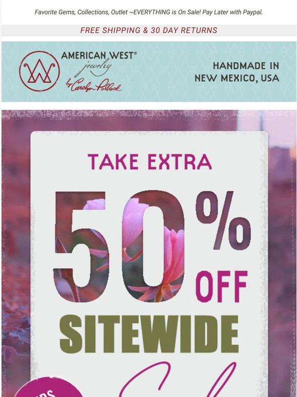 Show Yourself some 💝 Love Today~the 50% OFF SITEWIDE Sale AND Carolyn's 60% OFF Birthday Sale end Tomorrow!