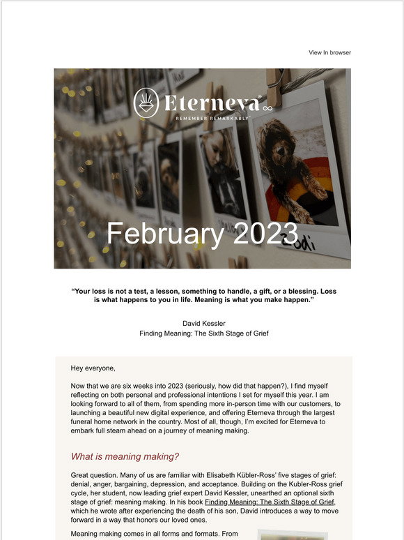 Eterneva Vol 1 Introduction To Meaning Making Milled