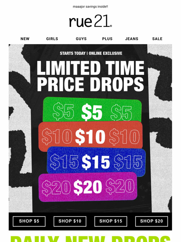 deals starting @ ONLY $5? 😱 count us in