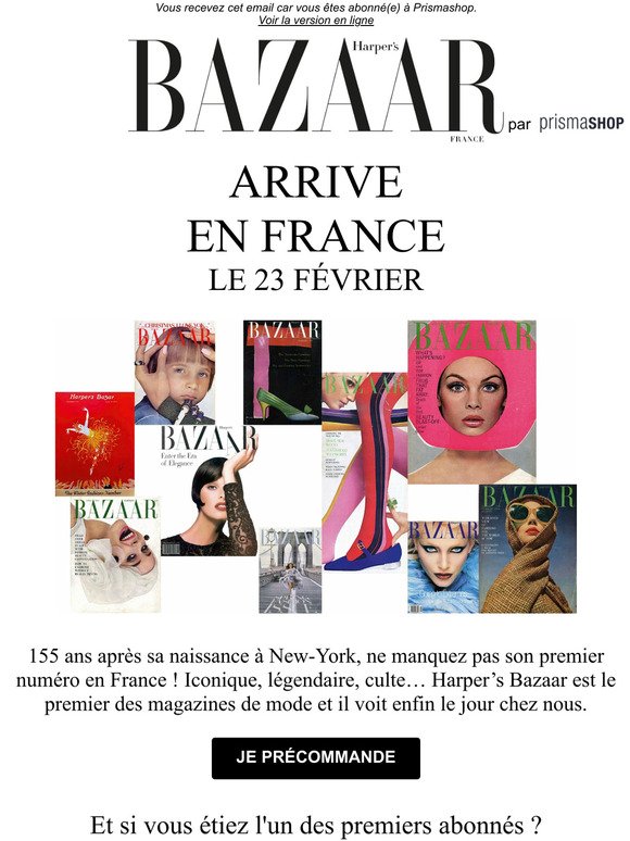 Harper's Bazaar arrive en France