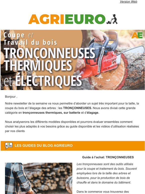 Fendeuses à bois Électriques - Promotions AgriEuro 2024