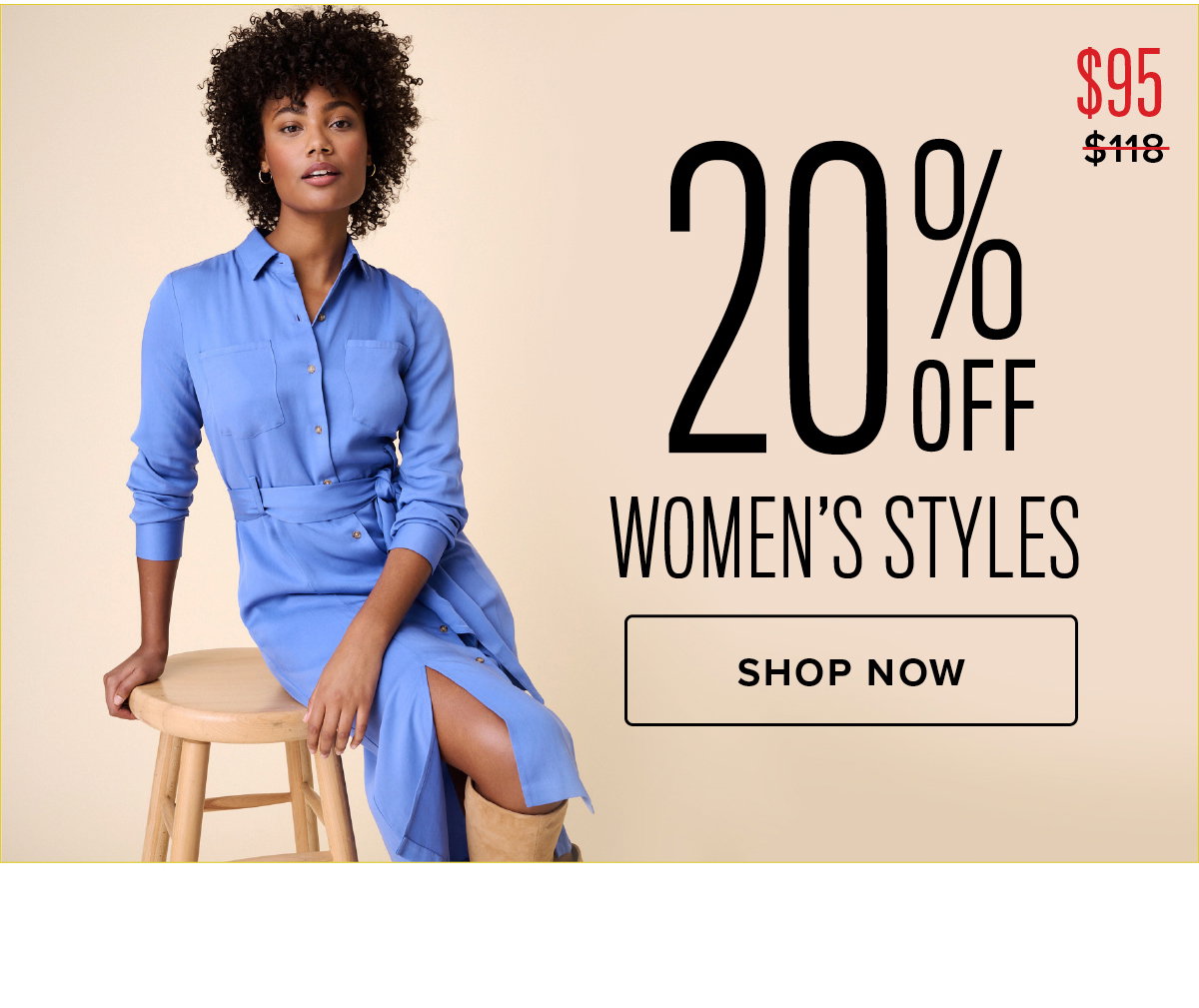 Shop 20% Off Women’s Styles