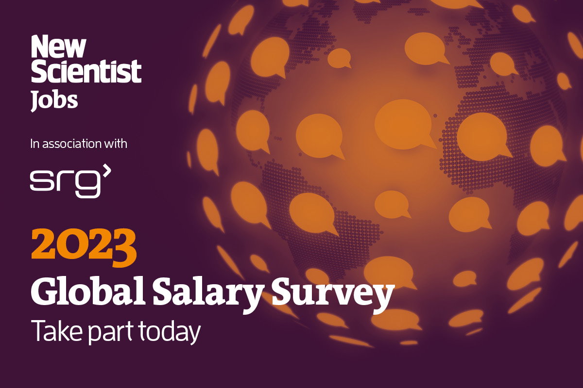New Scientist Jobs in association with SRG - 2023 Global Salary Survey