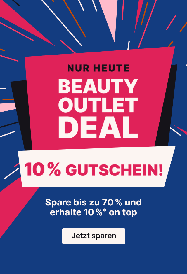 NUR HEUTE: Beauty-Outlet-Deal - 10 %* Gutschein