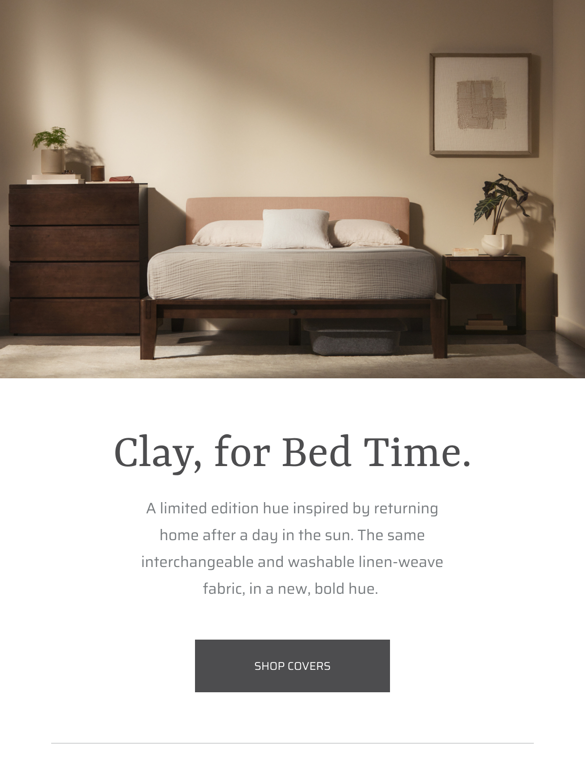 Thuma Meet The PillowBoard Cover, in Clay. Milled