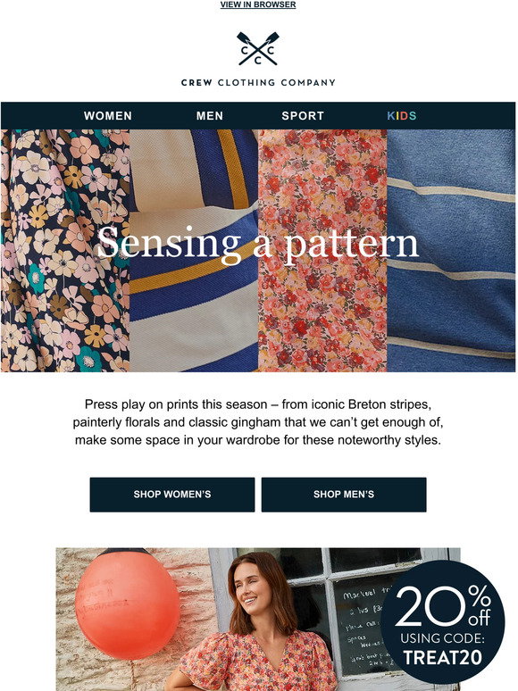 Crew Clothing: We’re sensing a pattern… | Milled