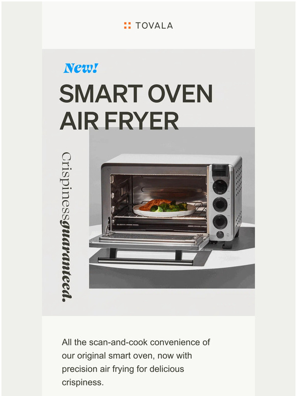 Tovala The wait is over. Meet the Smart Oven Air Fryer. Milled