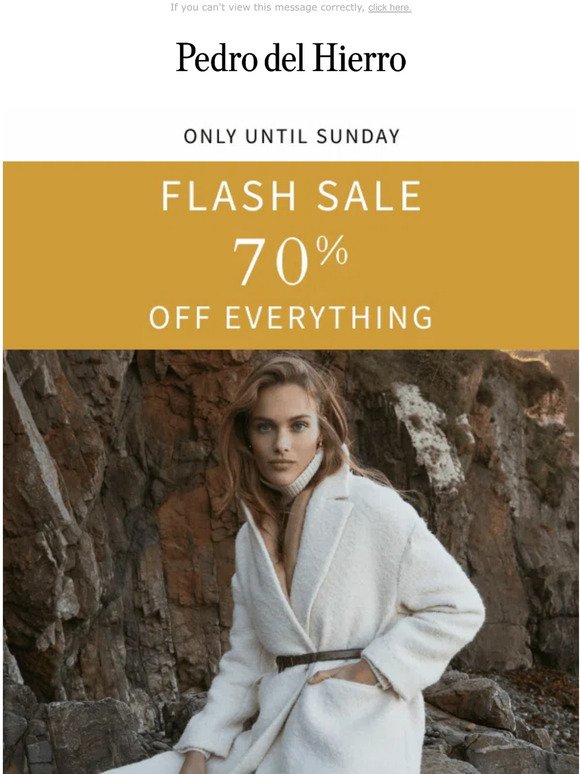 FLASH SALE | 70% off everything
