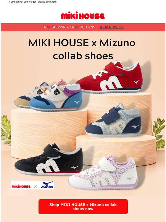 Mikihouse-usa: 👍Parents & Children Approved!! MIKI HOUSE X Mizuno ...