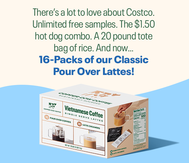 Copper Cow Coffee Meet you at Costco? Milled