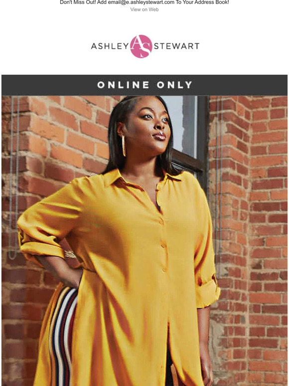 Ashley Stewart: UNLOCK THE MYSTERY SALE 🔐 Full Price & Clearance ...