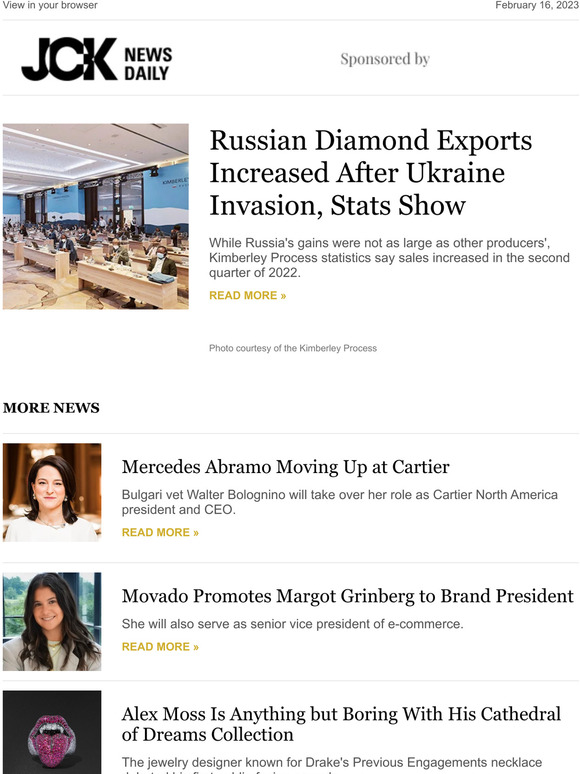 Russian Diamond Exports Increased After Ukraine Invasion, Stats Show