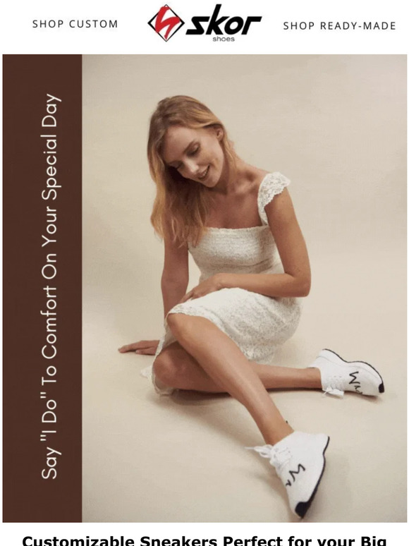 Say goodbye to sore feet on your big day! 💍