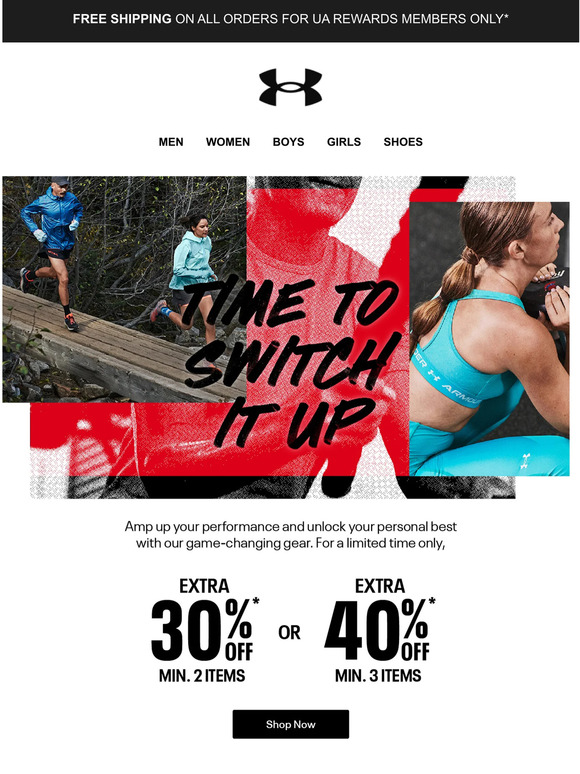 Make the switch with our game-changing gear 🏋️