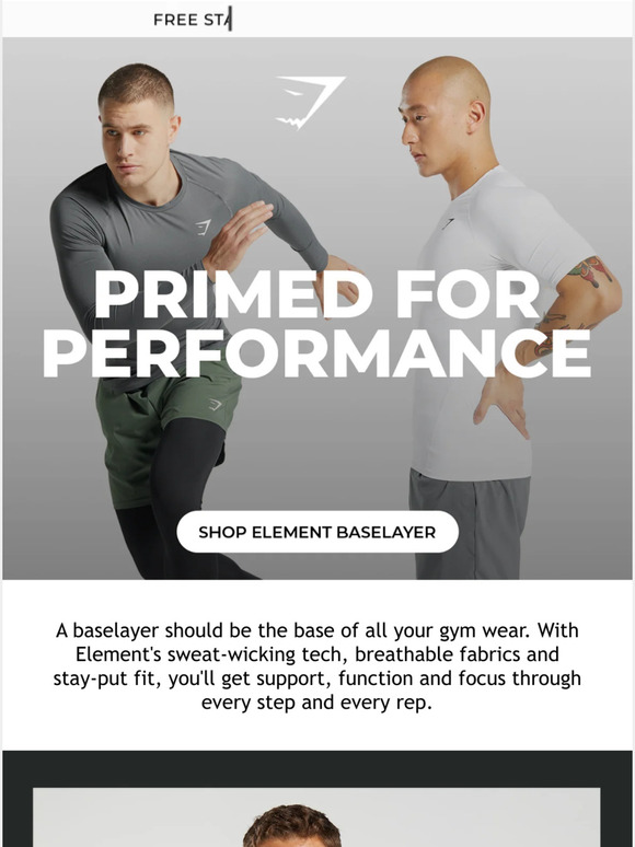 Gymshark All about the base(layers) Milled