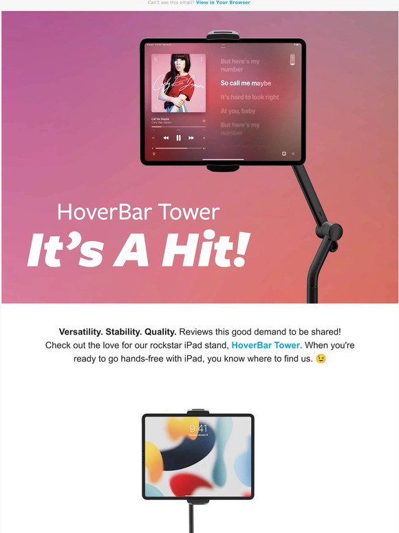 HoverBar Tower Gets Rave Reviews! 😍