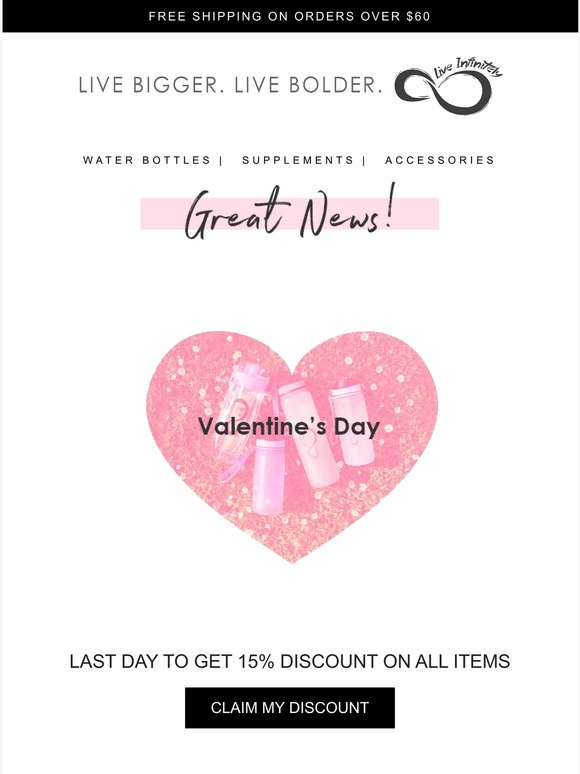Vaentine Sale extended - JUST FOR TODAY