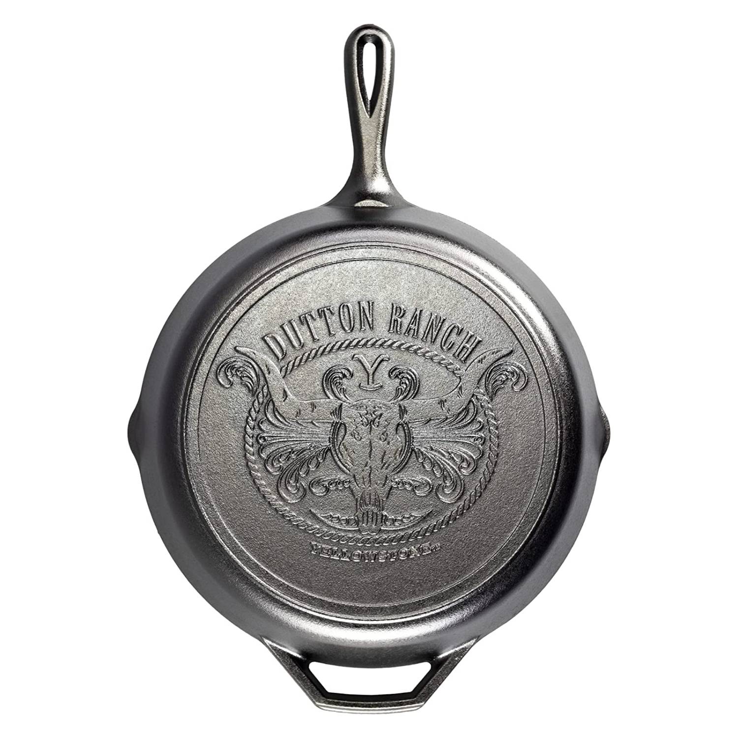 LODGE YELLOWSTONE CAST IRON 12" STEER SKILLET