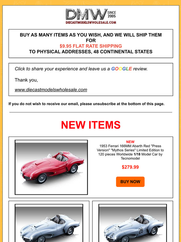 New Arrivals & Back in Stock Notification