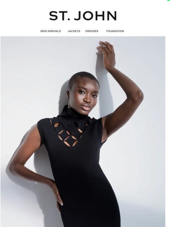 St. John Knits Peak Chic Attire for Your Evenings Out Milled